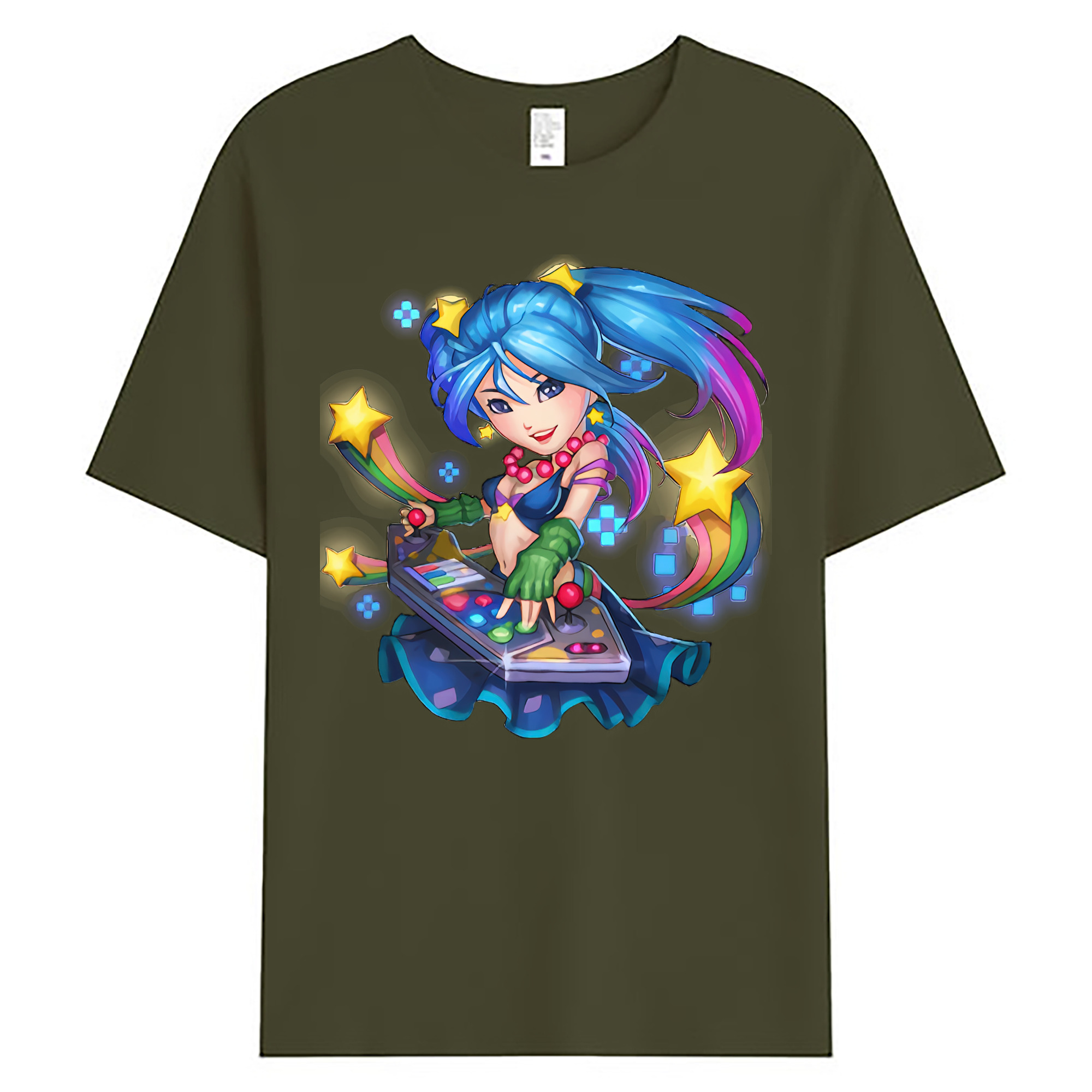 （画像用） リーグ・オブ・レジェンド League of Legends LOL 綿100％ メンズ半袖Tシャツ｜肌触りやわらか＆通気性